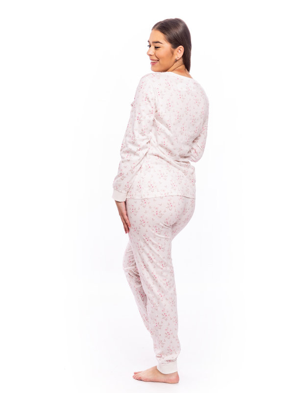 DANCA s potlačou ružových kvietkov