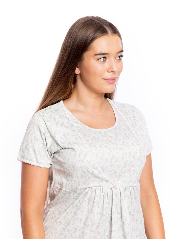 AGATA s potlačou kvietkov