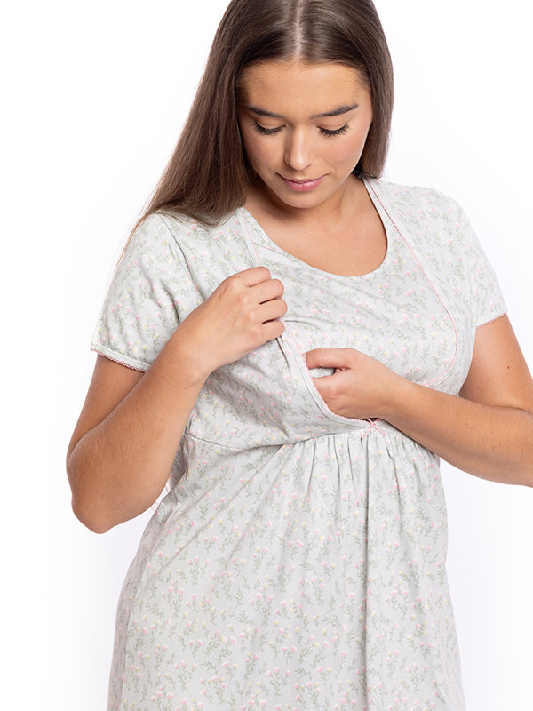 AGATA s potlačou kvietkov